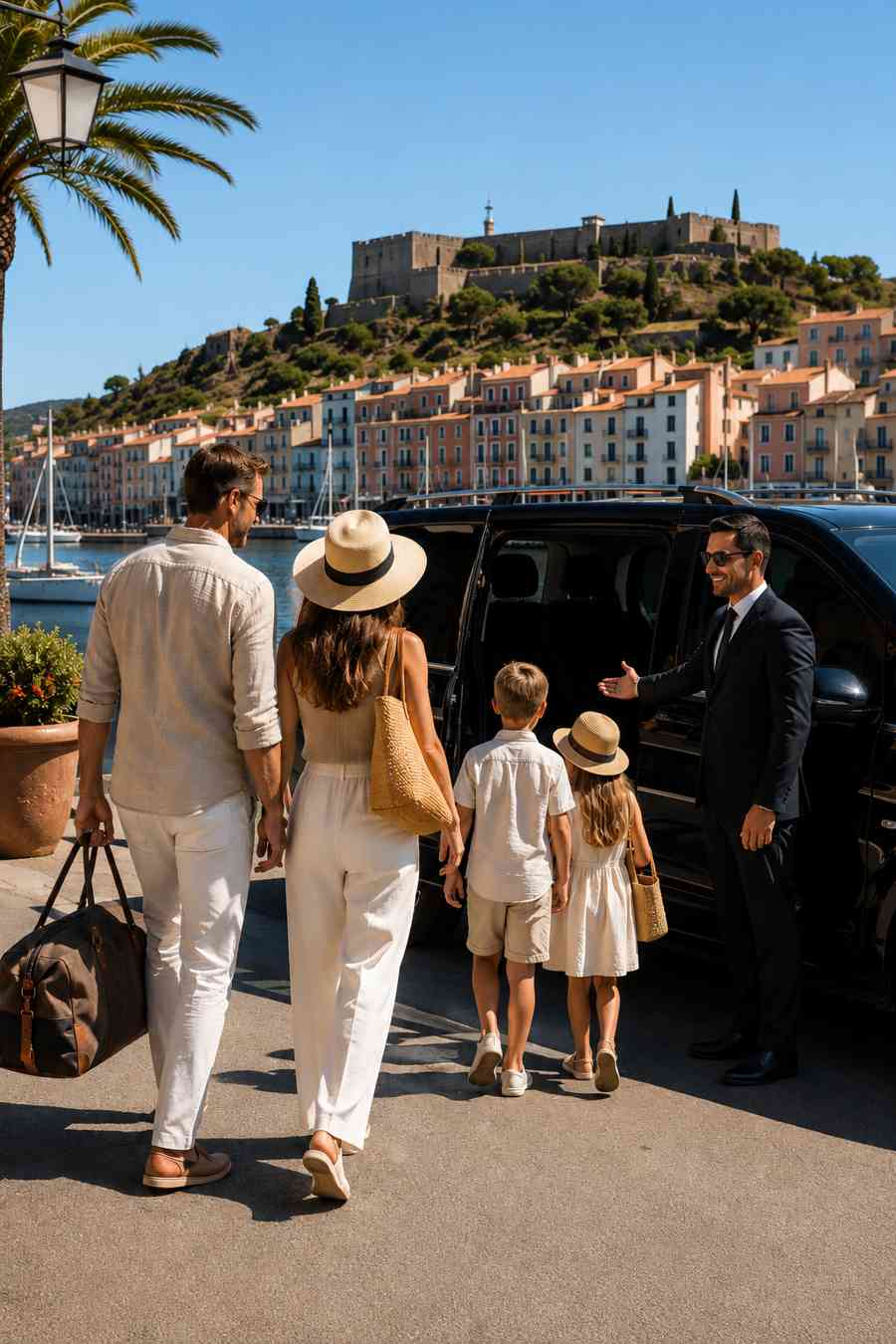 luxury-family-van-transfer-tourism-port-vendres Excursion Collioure, Port Vendres Port
