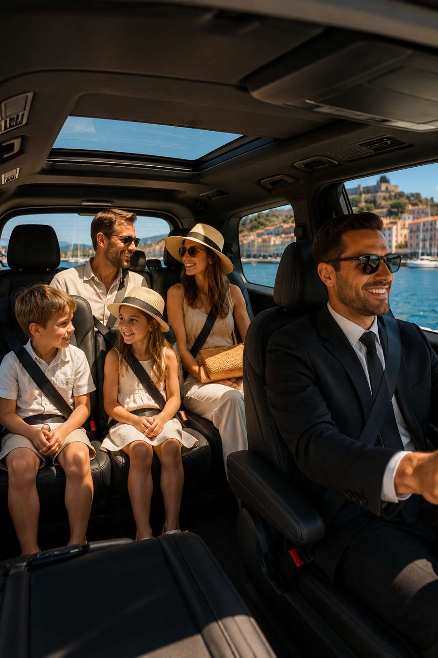 luxury-van-family-transfer-tourism Excursion Collioure, Port Vendres Port
